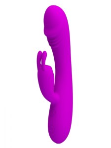 Silikonski vibrator sa zeka dodatkom za klitoris  BI 14285-3